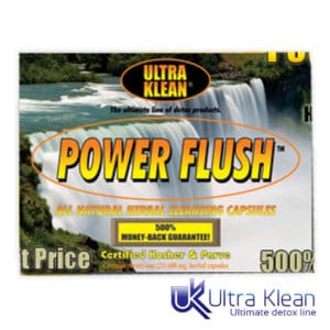 Box of power flush detox